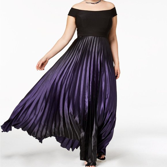 City Chic Dresses & Skirts - City Chic Purple Passion Ombre Gown Maxi Dress